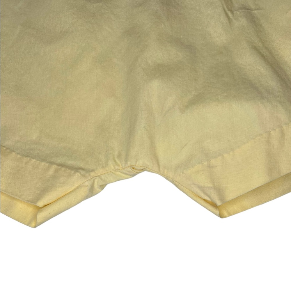 Miss L. Brogan Inc. New York Vintage Yellow Lace Cotton Romper Pearl Button Snap - Picture 7 of 15